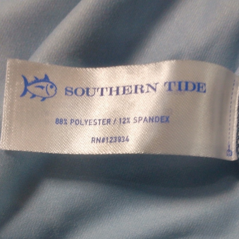 NWT Southern Tide Clubbin It Cruiser Q Zip Pullover Aged Denim 10691 Mens M - Picture 12 of 14